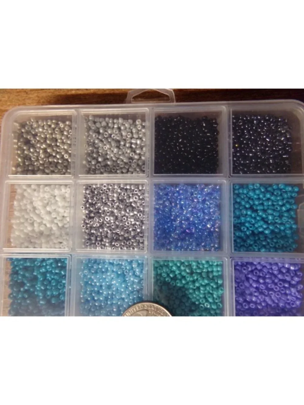 Mixed Color Seed Beads Set in Container Set #5